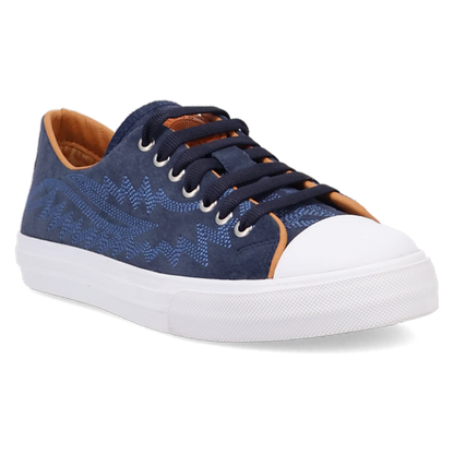 Dingo Campus - Women's Suede Leather Sneakers