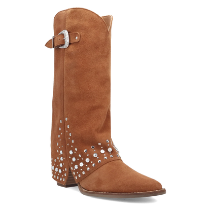 Dingo Howdy Honey - Women's Suede Cowgirl Boots
