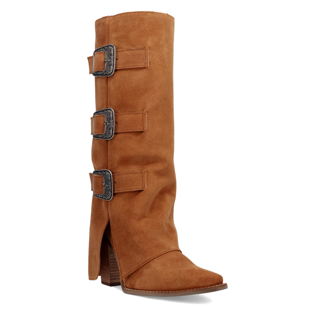 Dingo Buckle Bunny - Women's Suede Cowgirl Boots