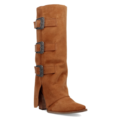 Dingo Buckle Bunny - Women's Suede Cowgirl Boots