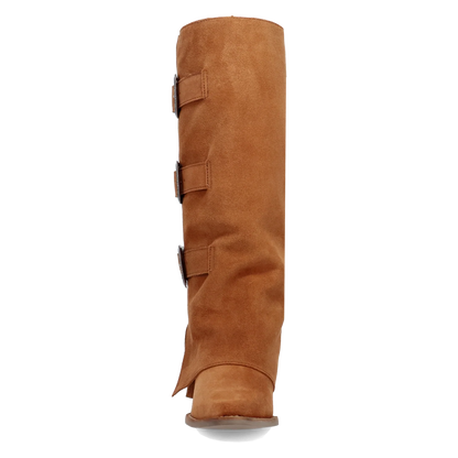 Dingo Buckle Bunny - Women's Suede Cowgirl Boots