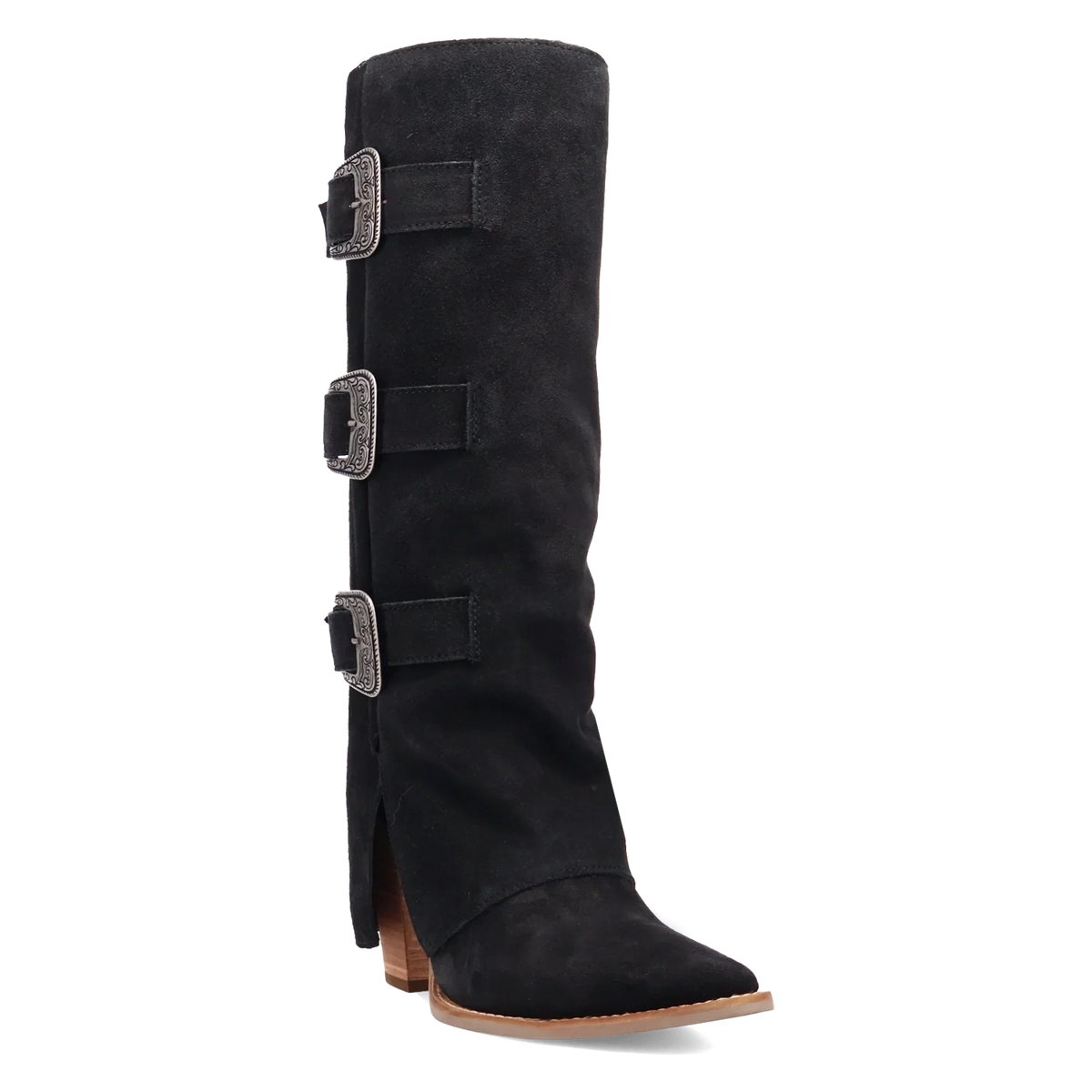 Dingo Buckle Bunny - Women's Suede Cowgirl Boots