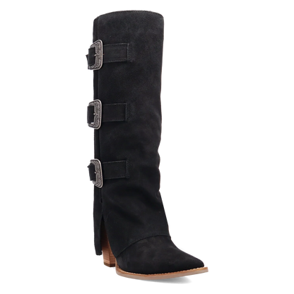 Dingo Buckle Bunny - Women's Suede Cowgirl Boots
