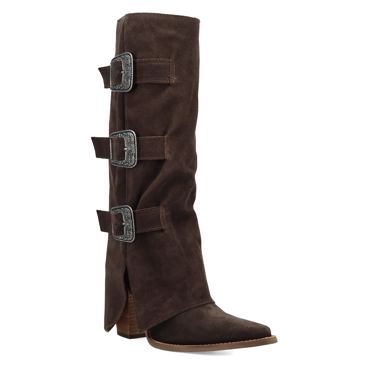 Dingo Buckle Bunny - Women's Suede Cowgirl Boots