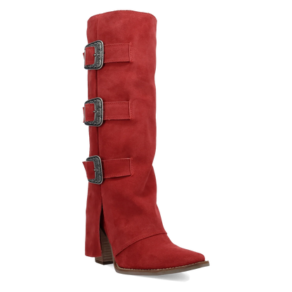 Dingo Buckle Bunny - Women's Suede Cowgirl Boots