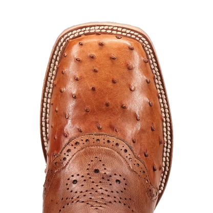 Dan Post Martel - Men's Ostrich Skin Leather Cowboy Boots