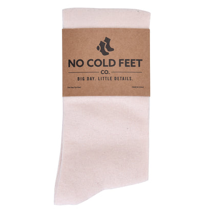 Solid Pale Pink Socks