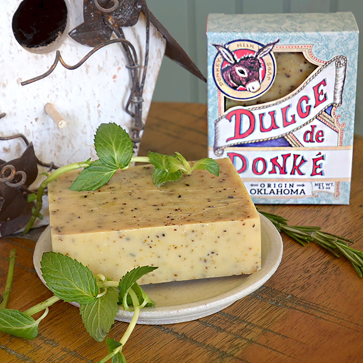 Donkey Milk Soap, Rosemary Mint 4.5 oz