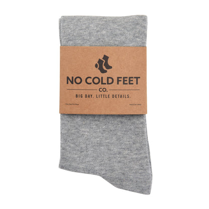 Solid Grey Socks