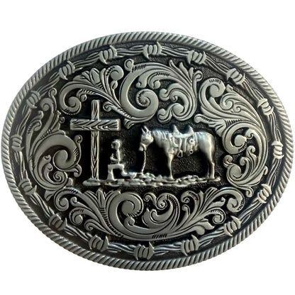 Deadwood Trading Praying Cowboy - Men's Belt Buckle