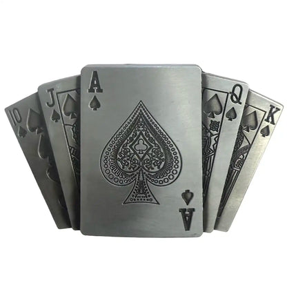 Deadwood Trading Silver Ace - Belt Buckle