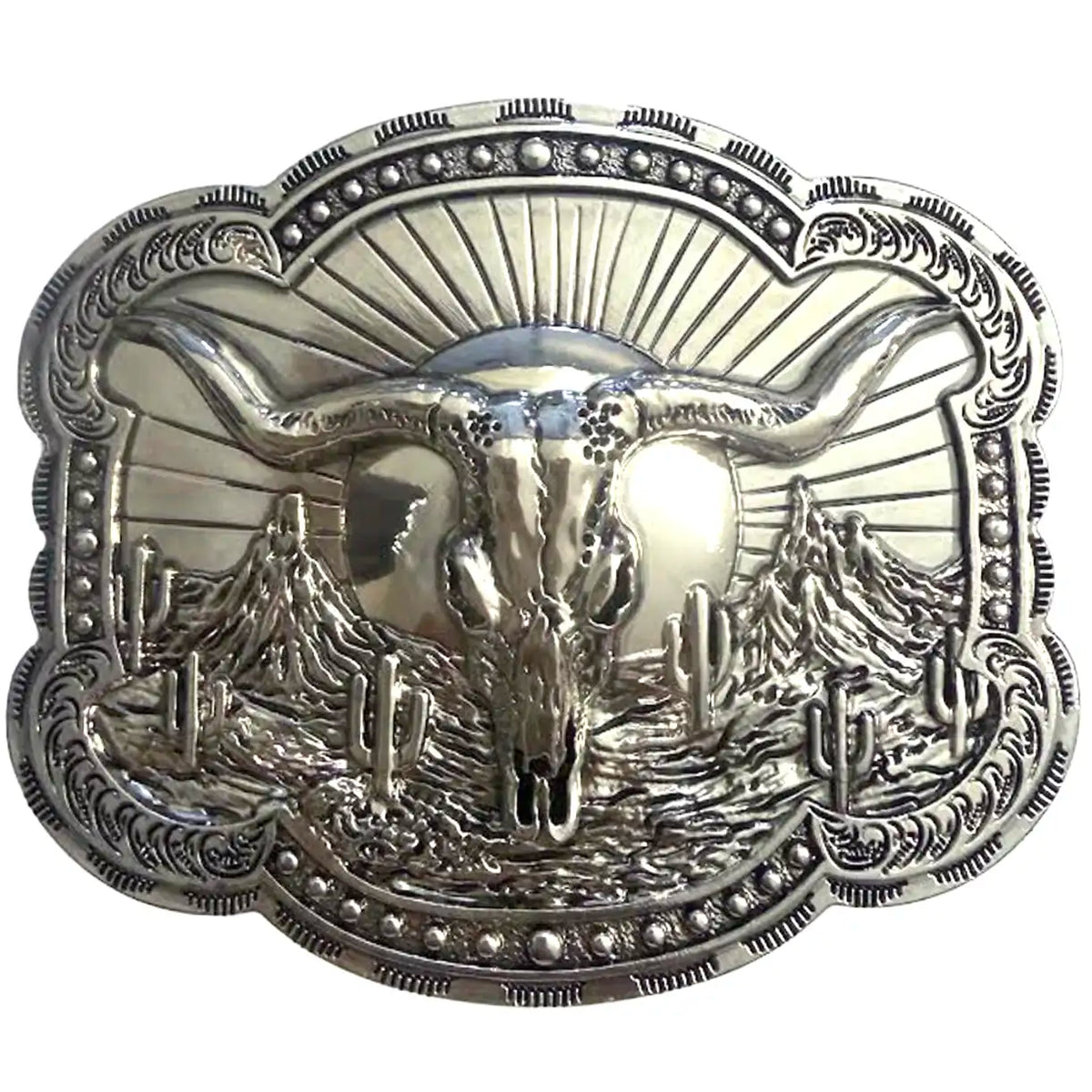 Deadwood Trading Badlands Skull - Belt Buckle
