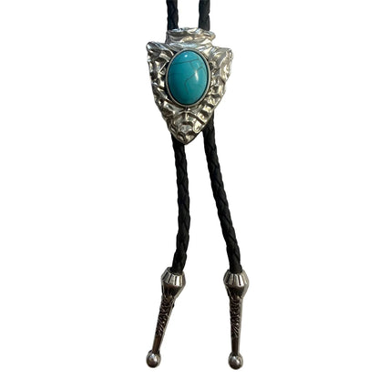 Deadwood Stonepoint Arrowhead (Turquoise) - Bolo Tie