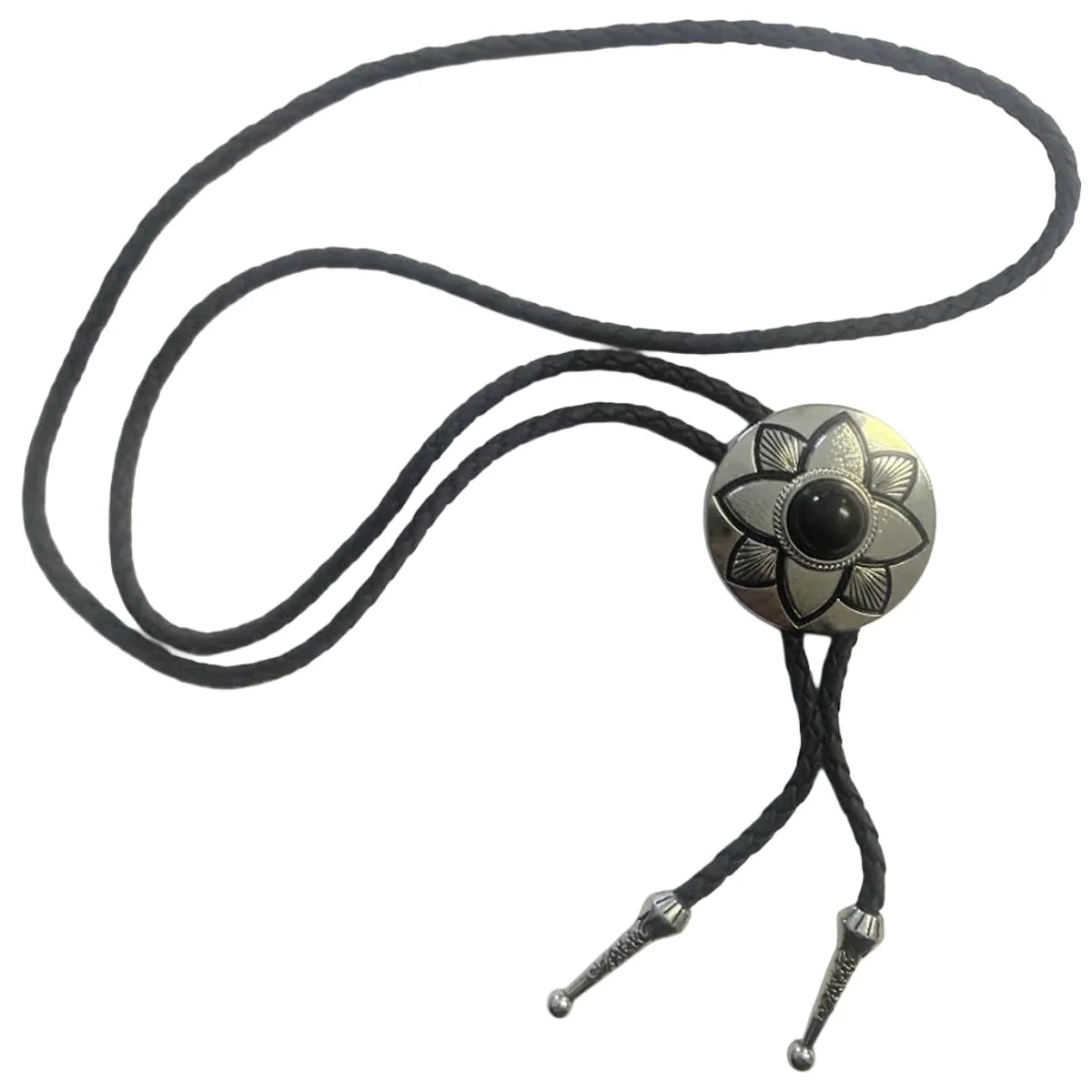Deadwood Desert Bloom (Onyx) - Bolo Tie