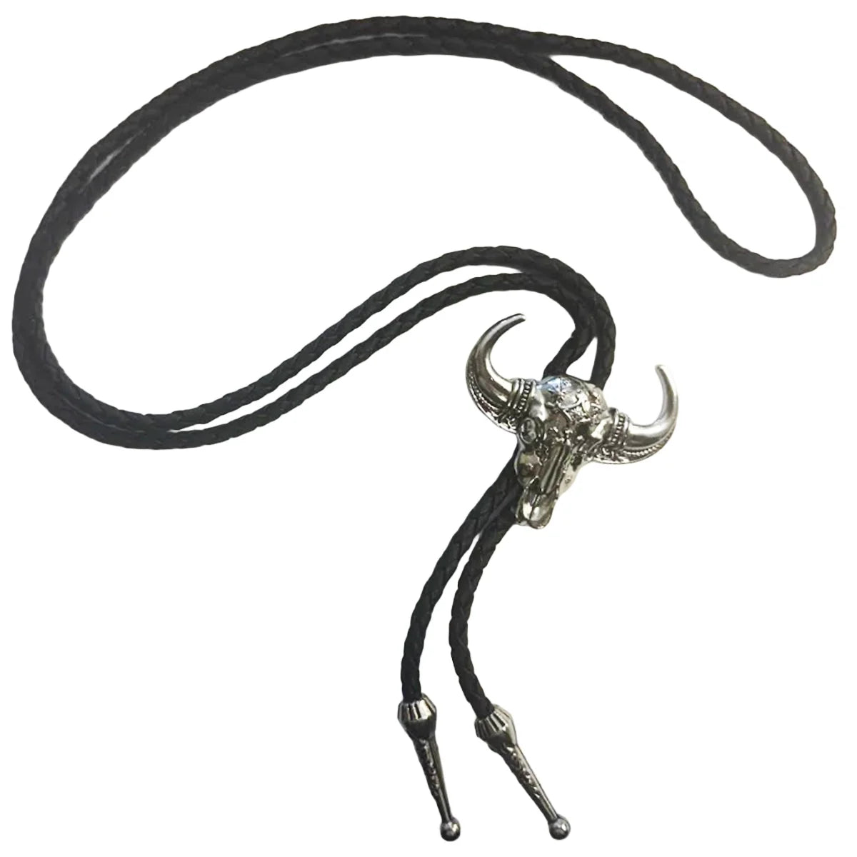 Deadwood Silver Skull - Bolo Tie