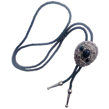 Deadwood Sonora Bloom (Onyx) - Bolo Tie