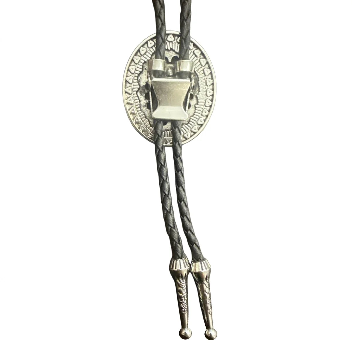Deadwood Silver Sunburst (Turquoise) - Bolo Tie