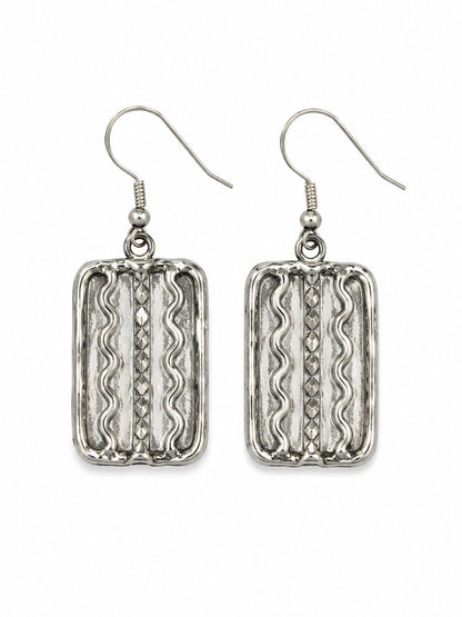 Gem Illusions™ Silver Mesa Pendant & Earring Set