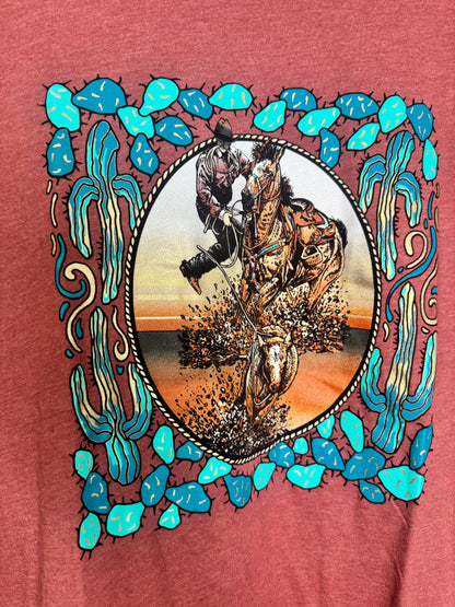 Steppin Off Calf Roping Tee