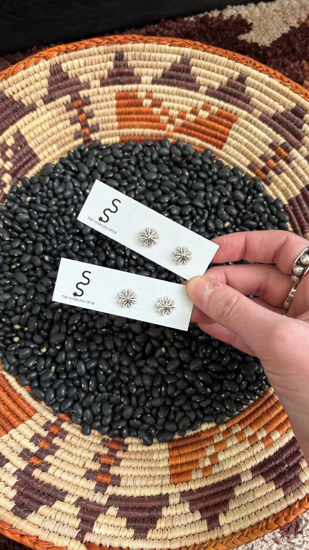 FLOWER CONCHO STUDS