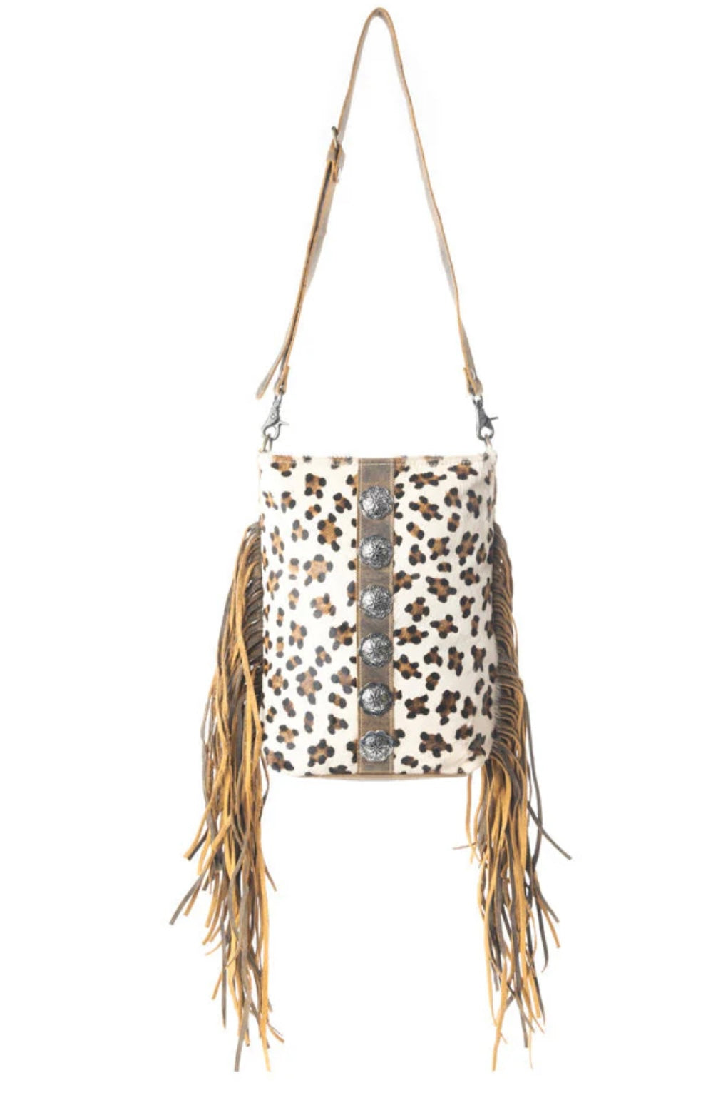Ornamental Leather & Hairon Bag