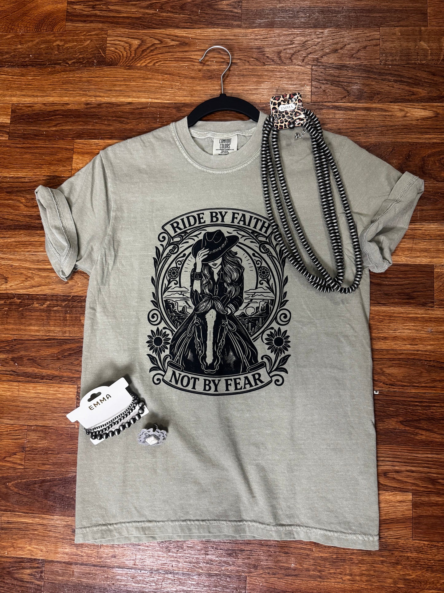 Ride By Faith Tee