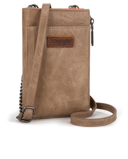 Wrangler RFID Small Crossbody/Cellphone Wallet