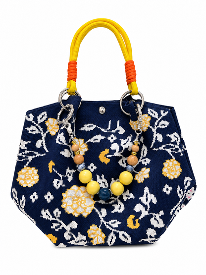 Sunflower & Sky Bag & Charm Set
