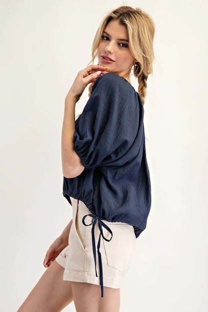 Midnight Coast Tie Top