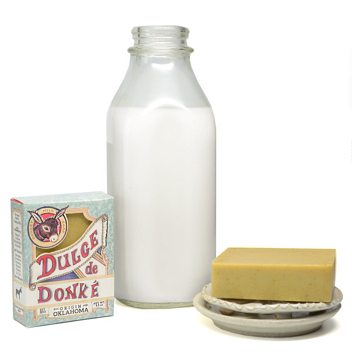 Donkey Milk Soap, Eucalyptus Mint and Moringa 4.5 oz
