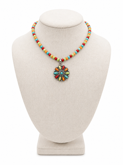 Gem Illusions™ Fiesta Bloom Choker
