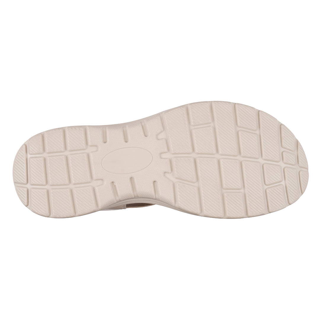 Women's Ariel Nude Elastic Comfort Flat Sandals