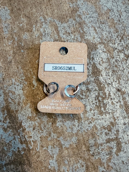 8 Ball Longhorn Ring & Stud Earring Set – Western Lucky 8 Matching Set