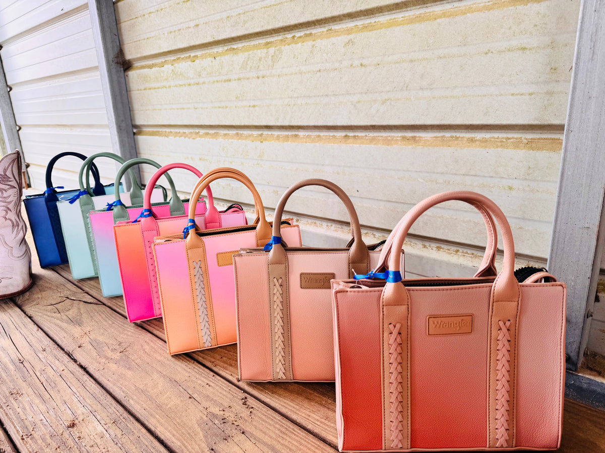 Wrangler Ombre Western Tote/Crossbody