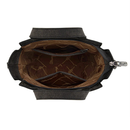 Wrangler Genuine Hair-On Cowhide Tote/Crossbody