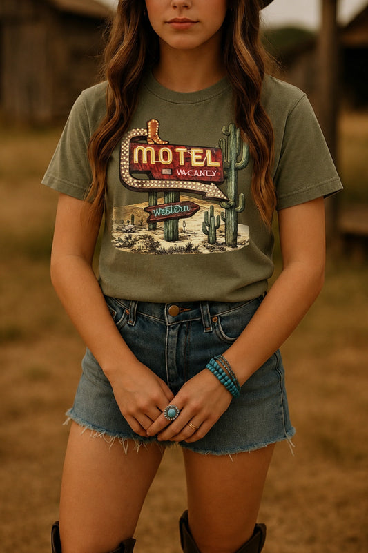 Western Motel Desert Graphic Tee