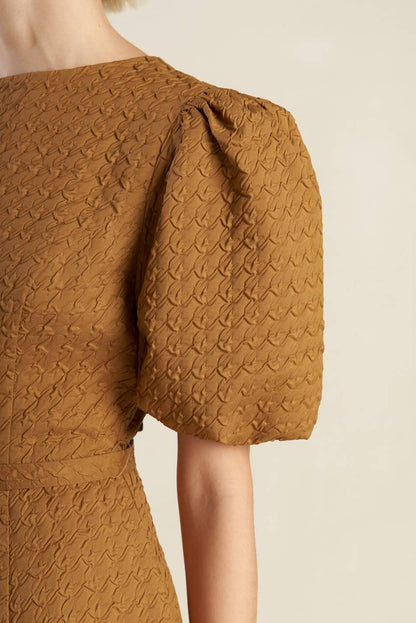 CAN'T STOP ME WOVEN MIDI DRESS
