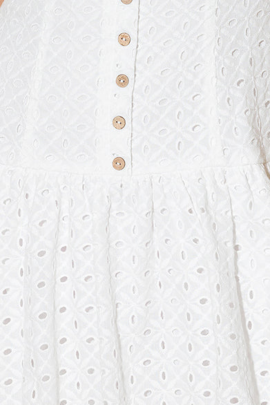 AT FIRST GLANCE WOVEN MINI DRESS