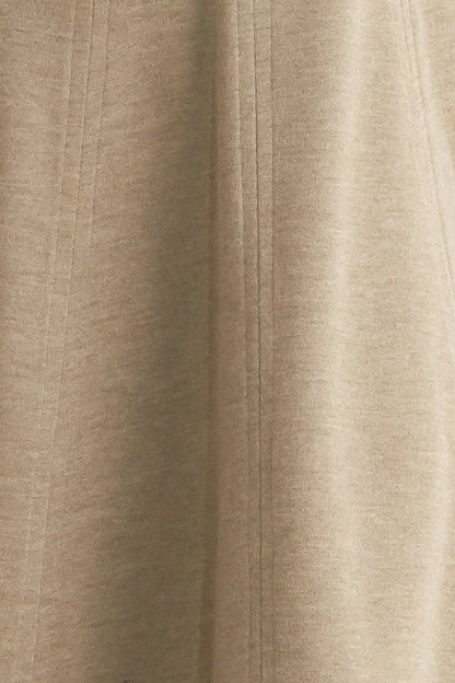 SOPHISTICATED SIMPLICITY WOVEN KNIT MIDI DRESS