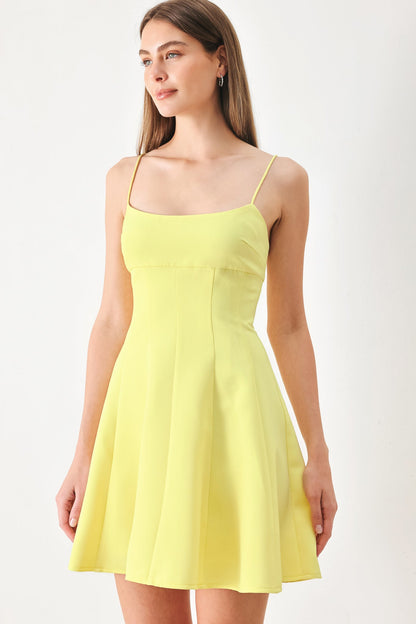 FRESH LINE WOVEN CAMI DRESS