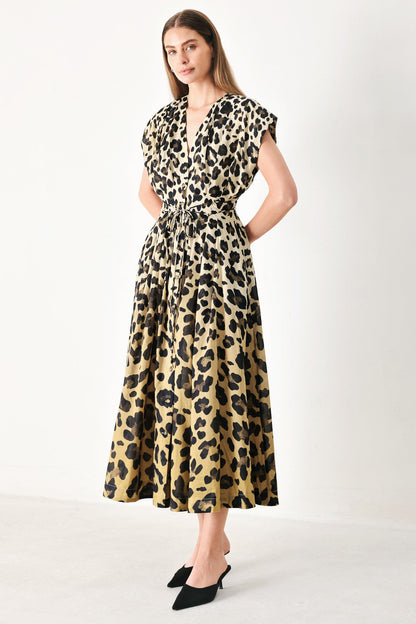 [PREORDER] WILD MUSE WOVEN MIDI DRESS