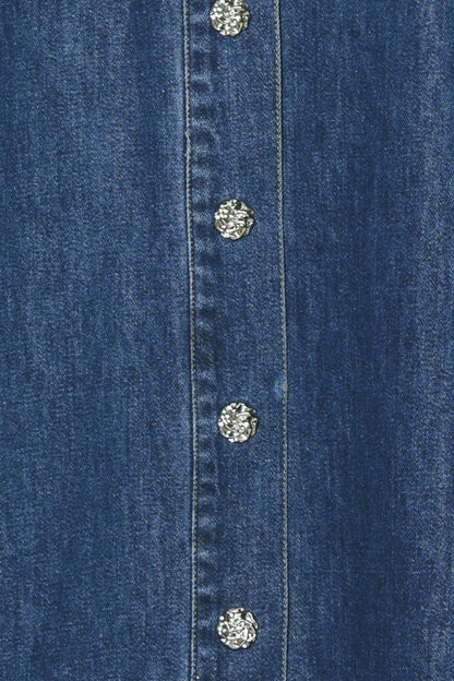 PARIS IN  DENIM MIDI DRESS