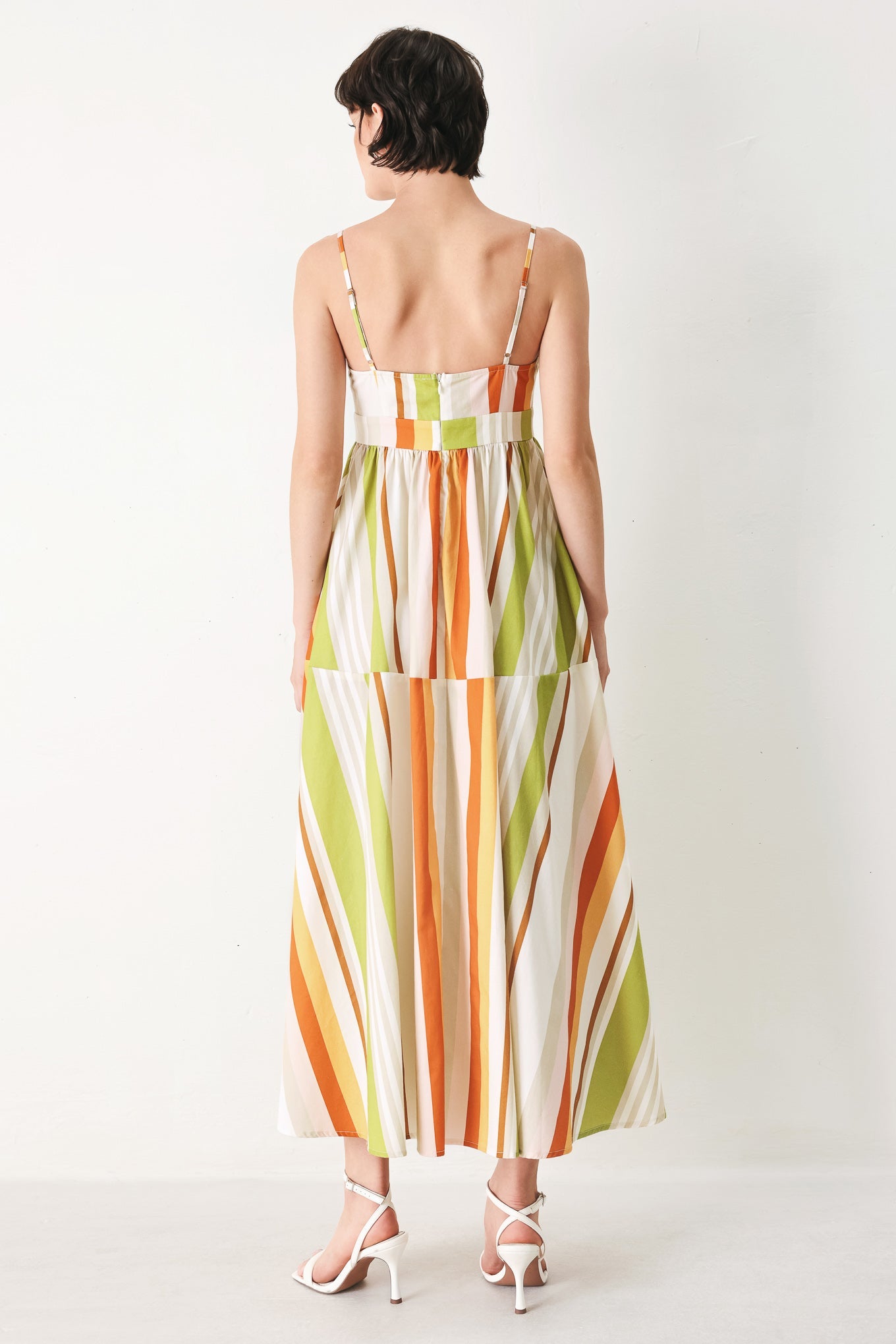 SUNRISE RIVIERA WOVEN MIDI DRESS