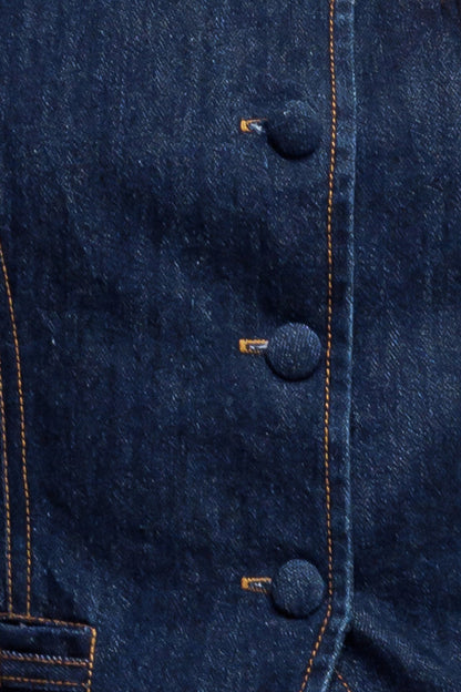 INDIGO ICON DENIM VEST