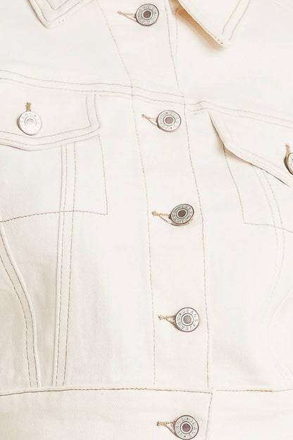 MODERN NEUTRAL TWILL JACKET