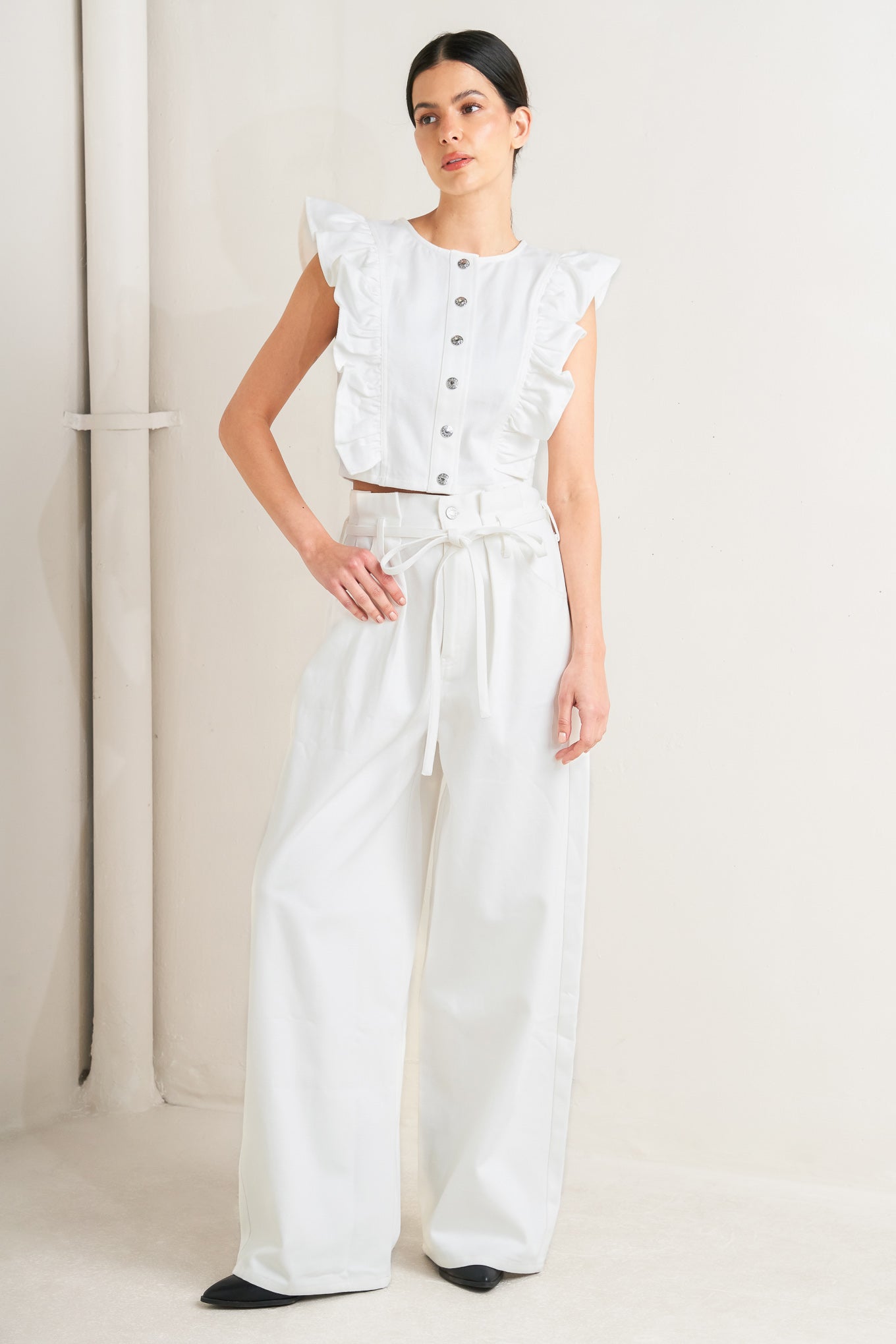 SUGAR AIR TWILL TOP