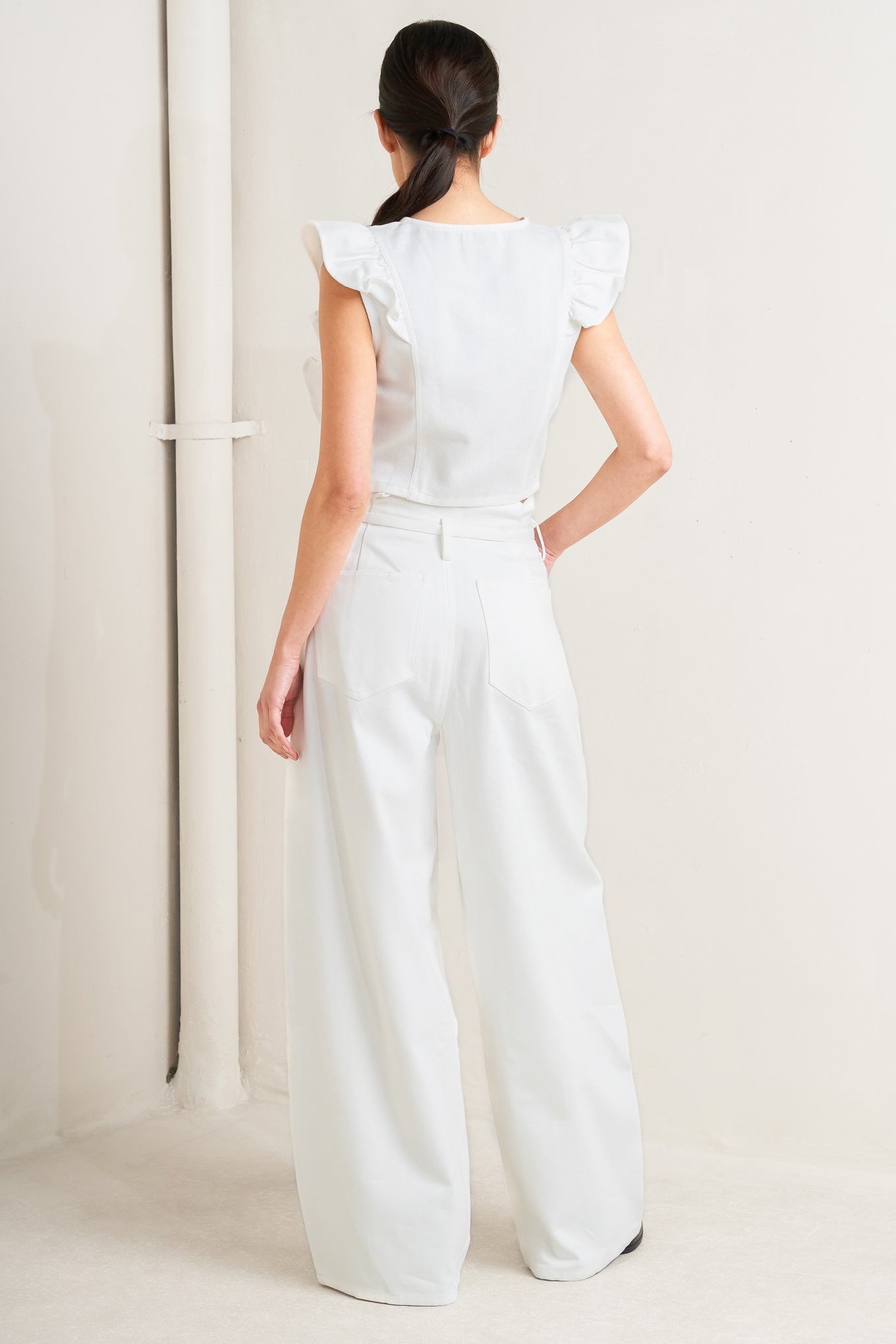 SUGAR AIR TWILL TOP