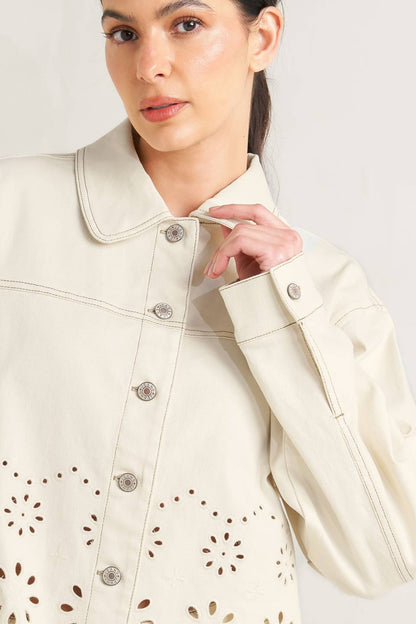 SUNDAY LEAF TWILL JACKET
