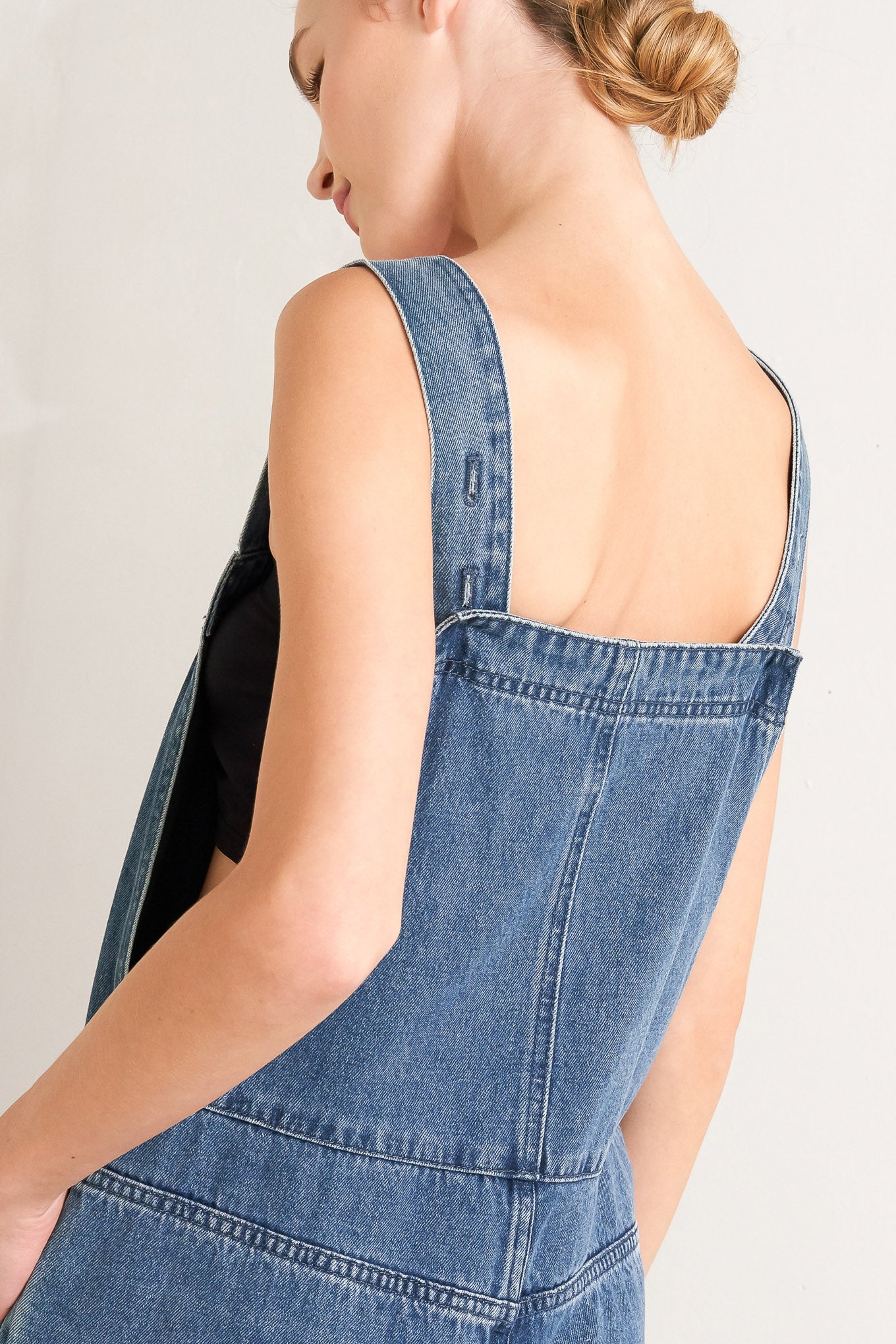 LET ME TALK DENIM CARGO PANTS