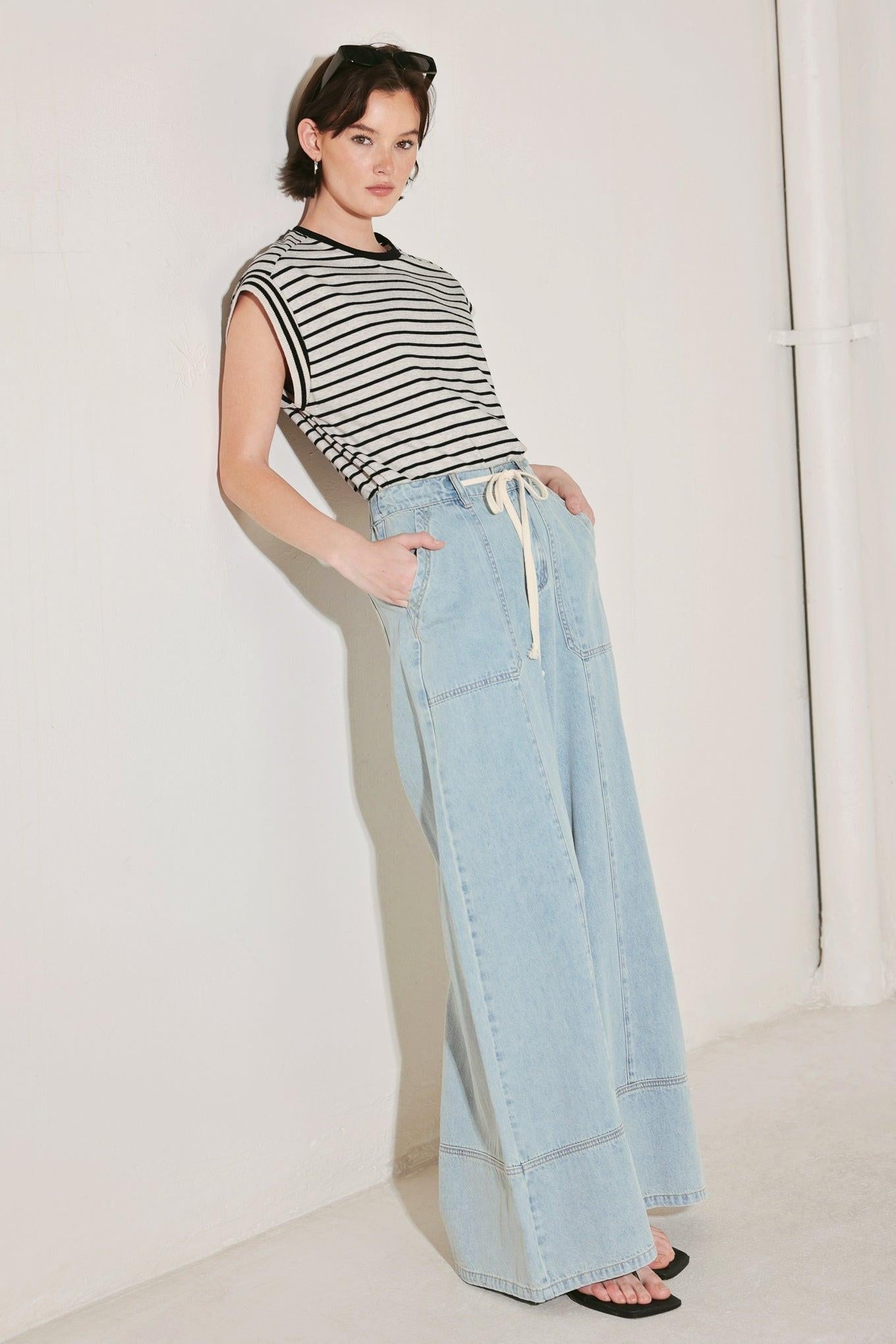 WEEKEND SOUNDTRACK DENIM PANTS